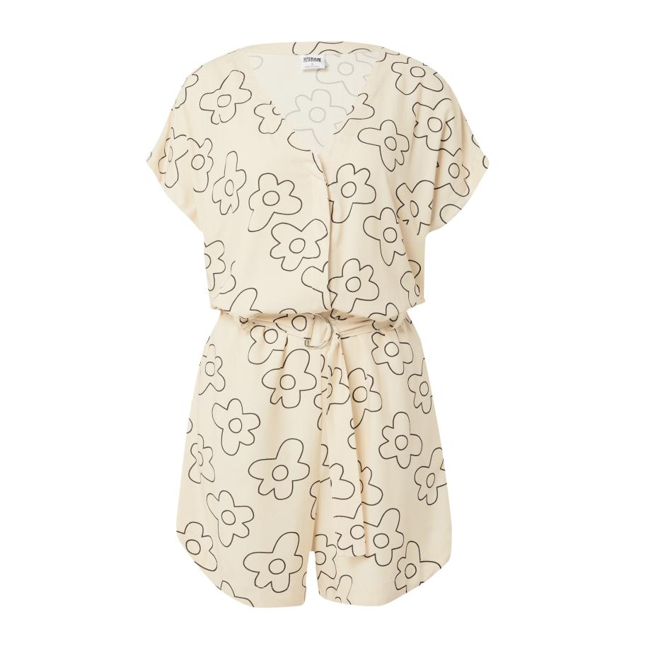 Urban Classics Urban Classics Jumpsuit beige / zwart -