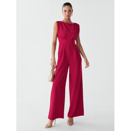 BWLDR BWLDR Jumpsuit Stella robijnrood