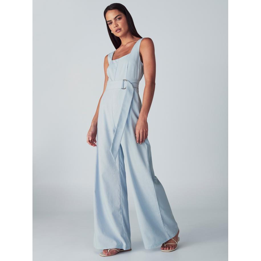 Willa Willa Jumpsuit Graces lichtblauw -