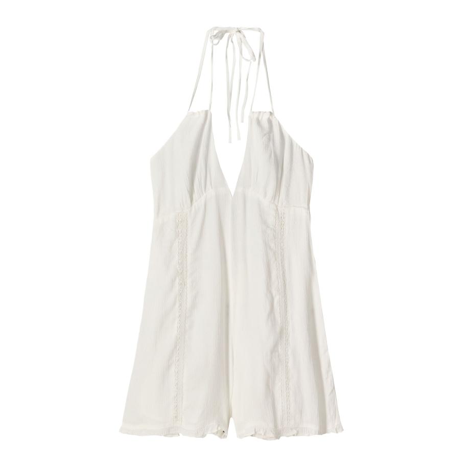 Bershka Bershka Jumpsuit offwhite -