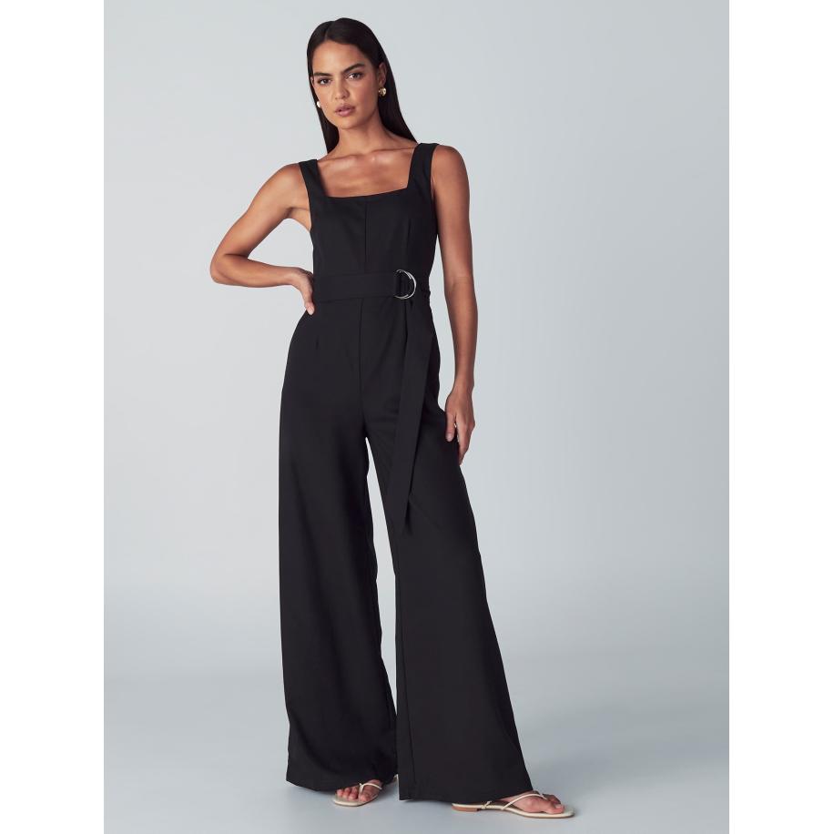Willa Willa Jumpsuit Graces zwart -