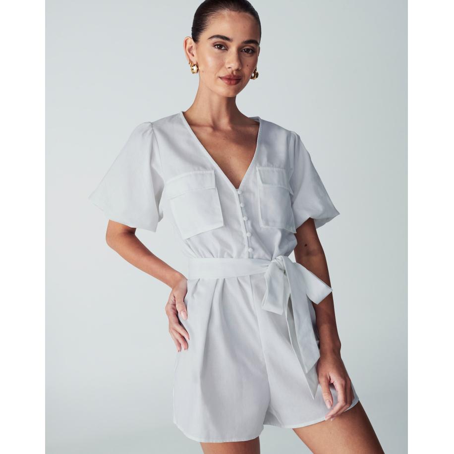 St MRLO St MRLO Jumpsuit Nelli ecru -