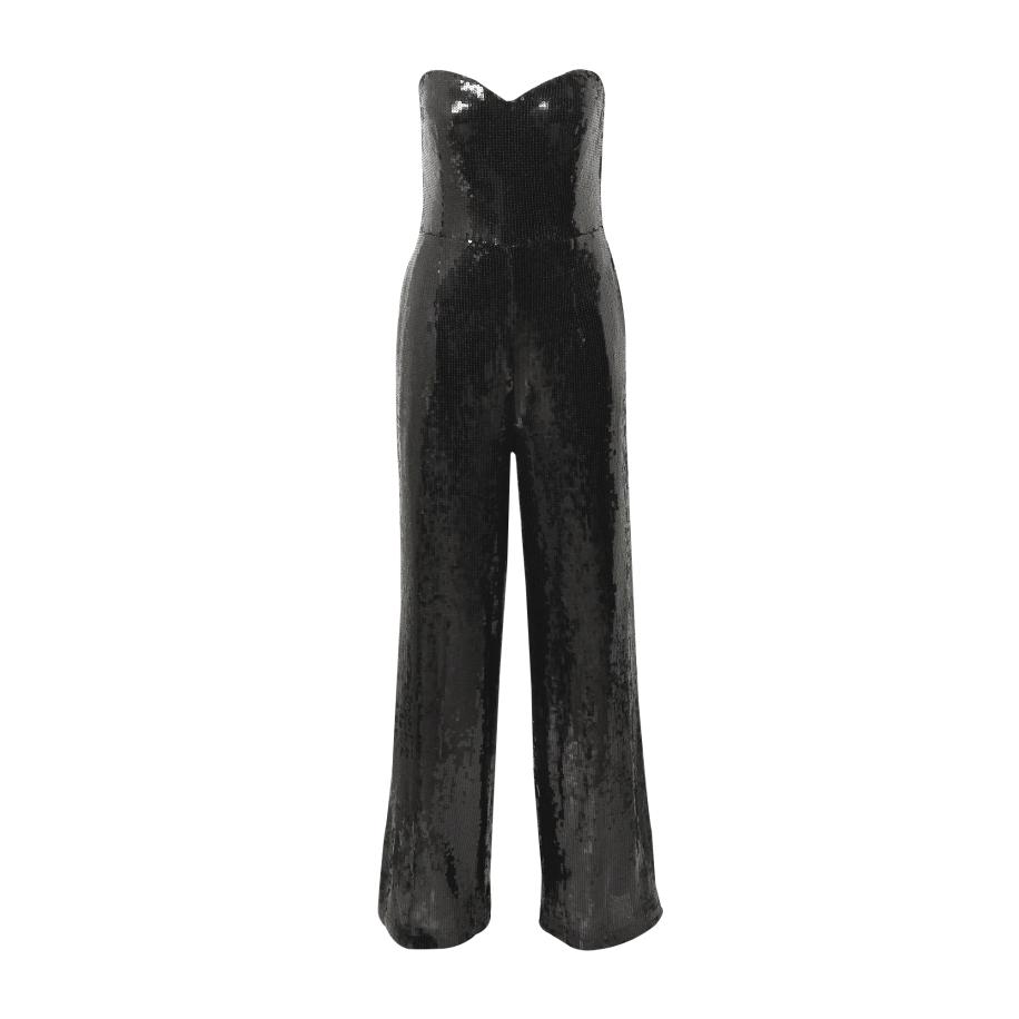 Warehouse Warehouse Jumpsuit zwart -