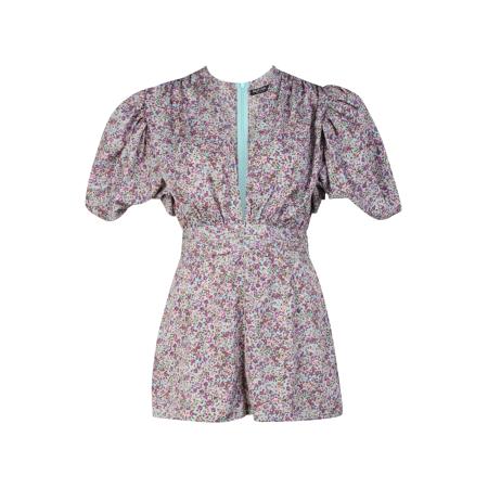 Nasty Gal Nasty Gal Petite Jumpsuit turquoise / grijs / lila