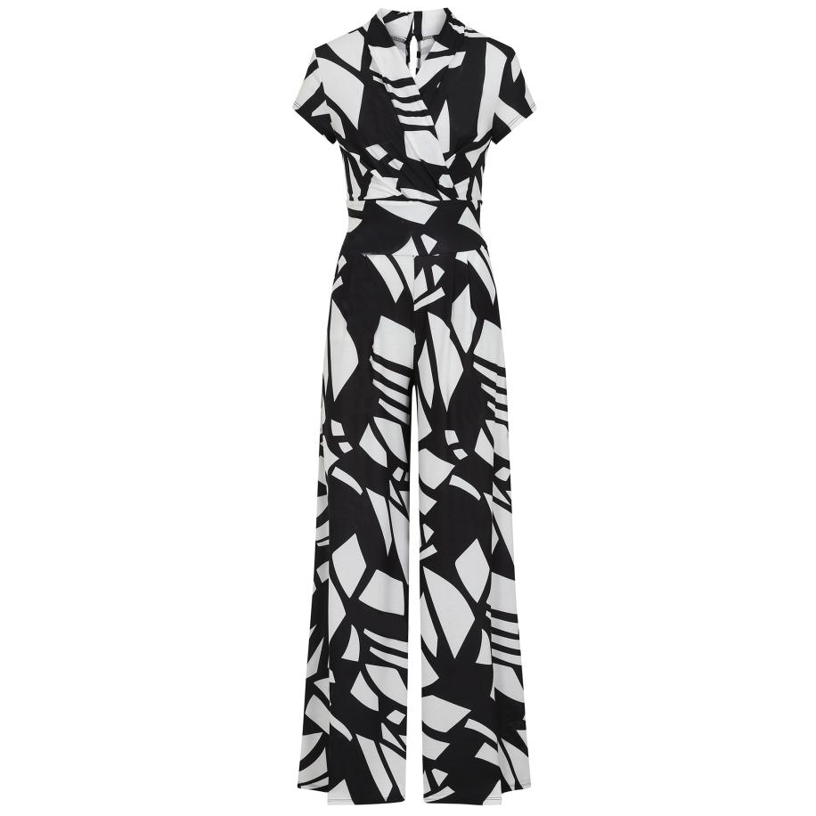 HotSquash HotSquash Jumpsuit zwart / offwhite -