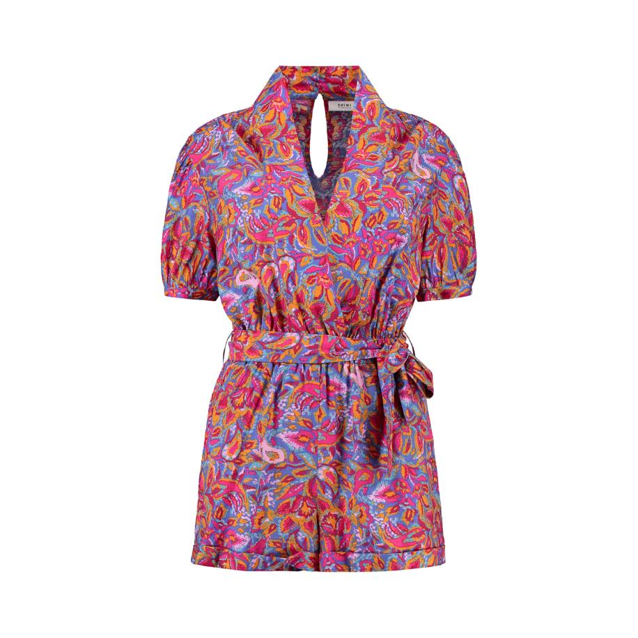 Shiwi Shiwi Jumpsuit violetblauw / oranje / pink / rosé -