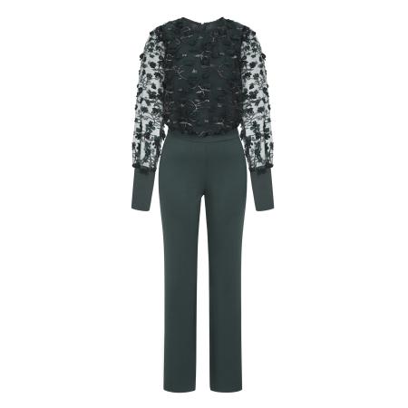 HotSquash HotSquash Jumpsuit groen / wit