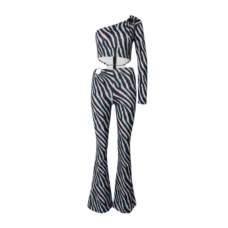 Trendyol Trendyol Jumpsuit lichtblauw / sering / zwart -