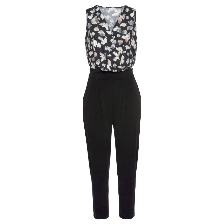Lascana LASCANA Jumpsuit zwart / wit -