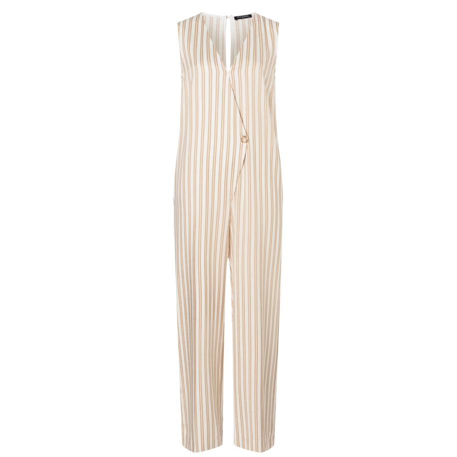 Ana Alcazar Ana Alcazar Jumpsuit Zatty beige / offwhite -