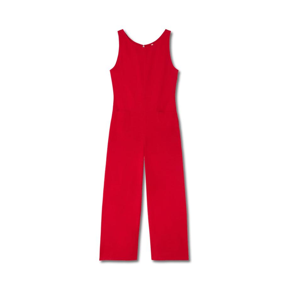 thinking mu Thinking MU Jumpsuit ADRIANA rood -