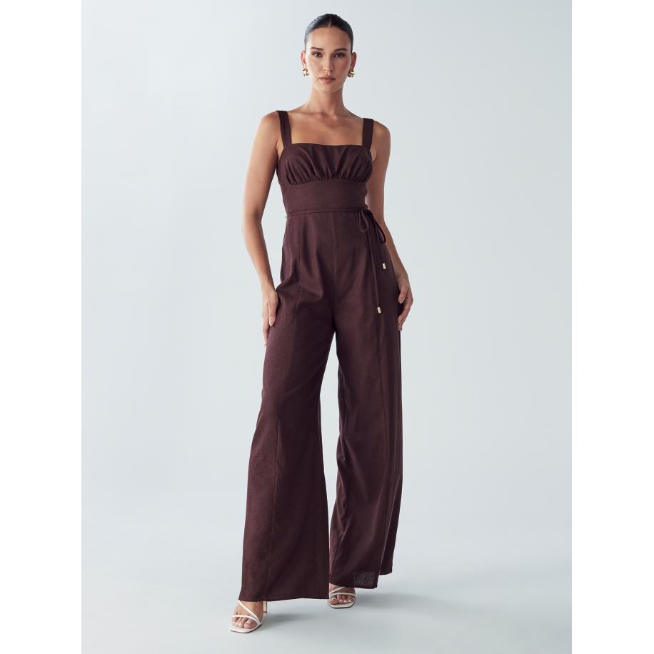 BWLDR BWLDR Jumpsuit Orchid bruin -