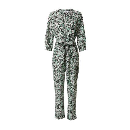Warehouse Warehouse Jumpsuit jade groen / zwart / wit
