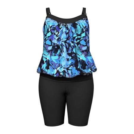 Ulla Popken Ulla Popken Jumpsuit marine / navy / neonblauw