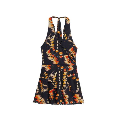 Desigual Desigual Jumpsuit beige / oranje / lichtrood / zwart