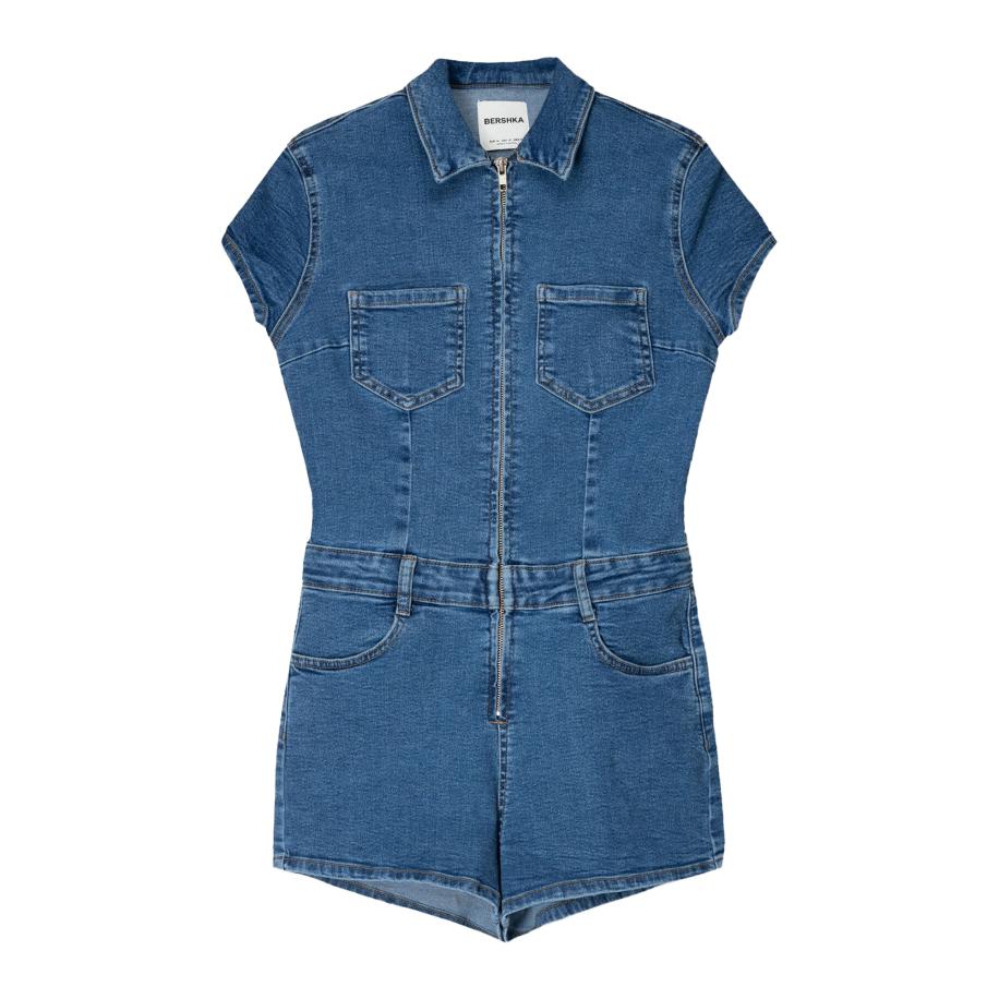 Bershka Bershka Jumpsuit blauw denim -
