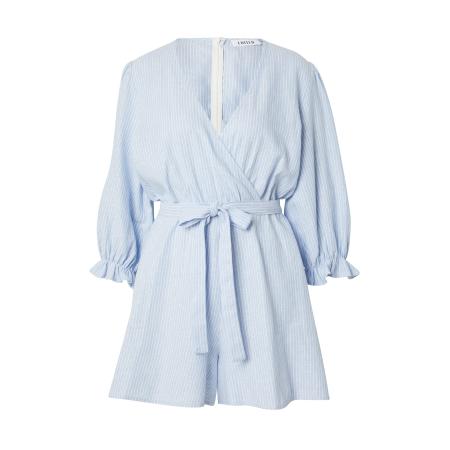 EDITED EDITED Jumpsuit Kallie blauw / wit