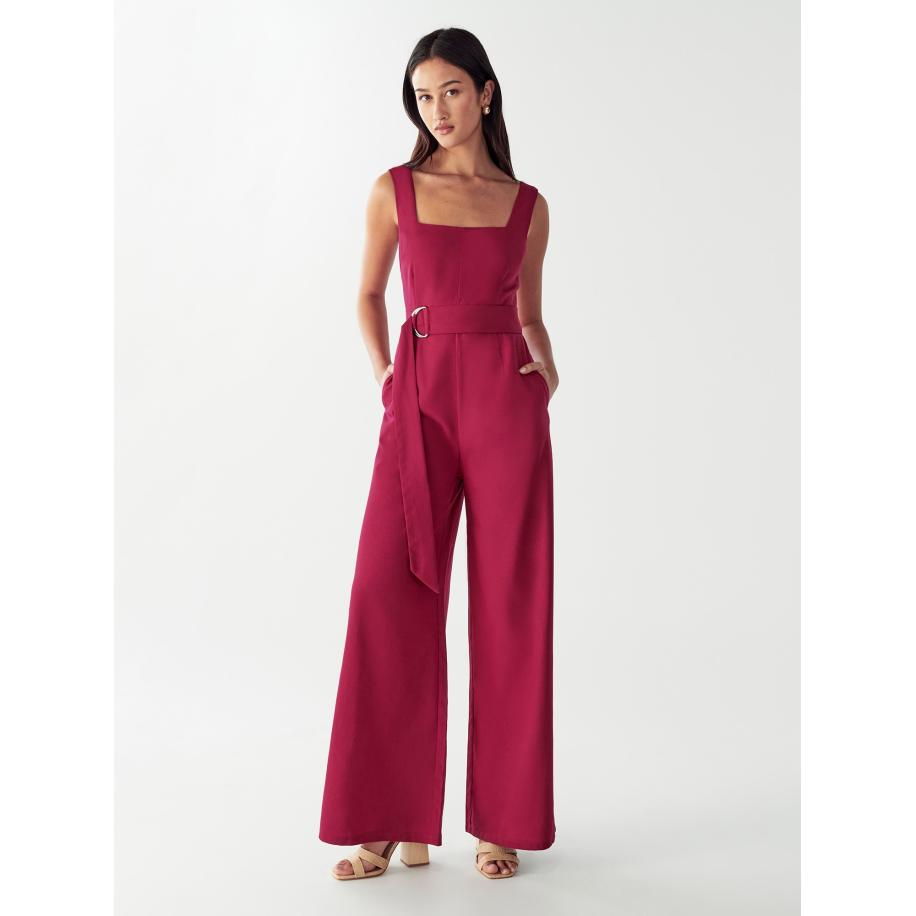 Willa Willa Jumpsuit Graces rood -