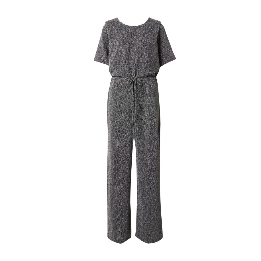 Moves Moves Jumpsuit Satina grijs gemêleerd -