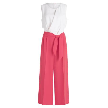 Betty & Co Betty & Co Jumpsuit pink / wit