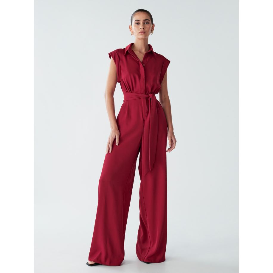 Willa Willa Jumpsuit Kobe vuurrood -