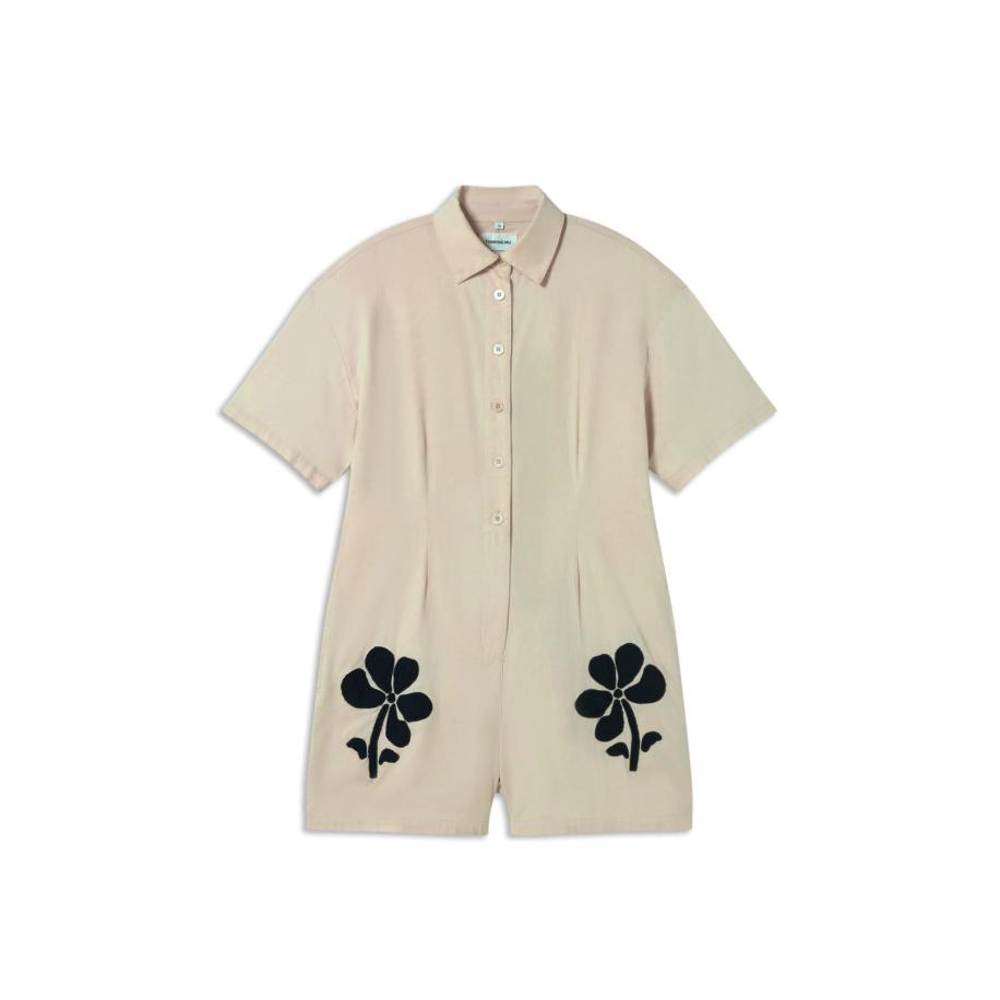 thinking mu Thinking MU Jumpsuit ROBERTA crème -