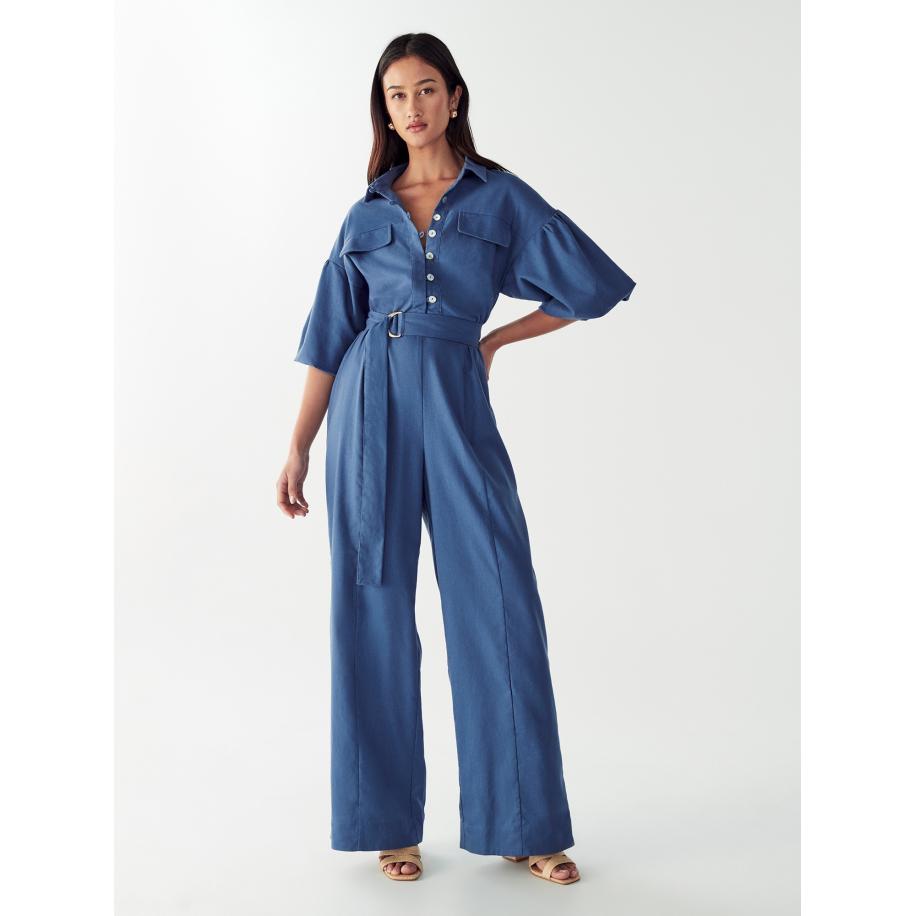 Willa Willa Jumpsuit BRADYN blauw -