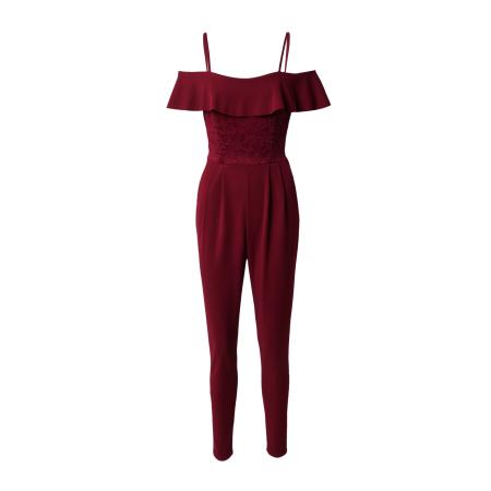 WAL G. WAL G. Jumpsuit wijnrood