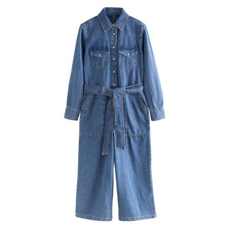 Next Next Jumpsuit blauw denim