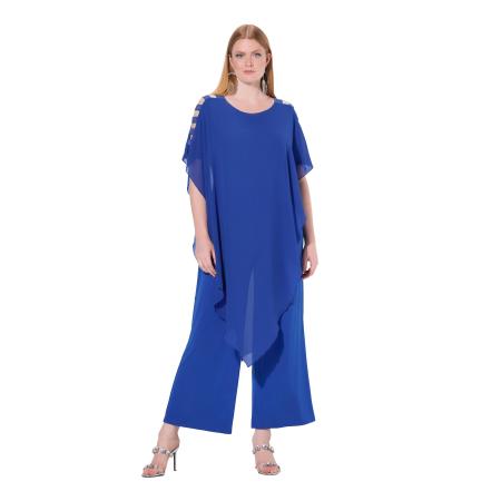 Ulla Popken Ulla Popken Jumpsuit royal blue/koningsblauw