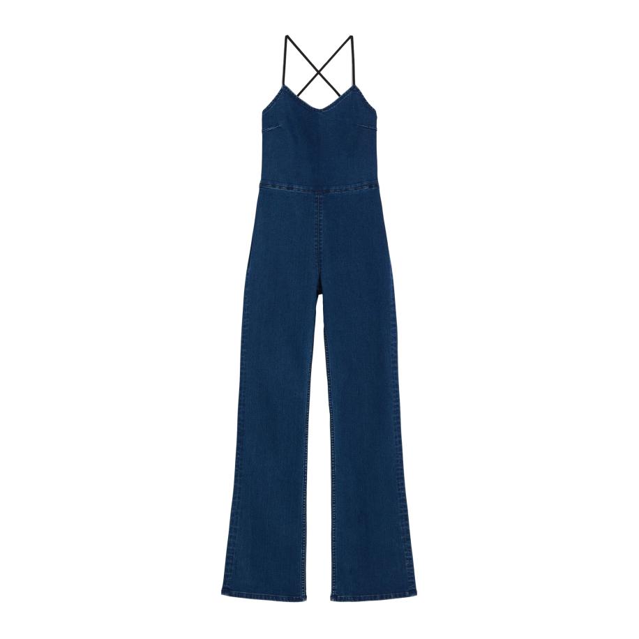 Bershka Bershka Jumpsuit blauw denim -