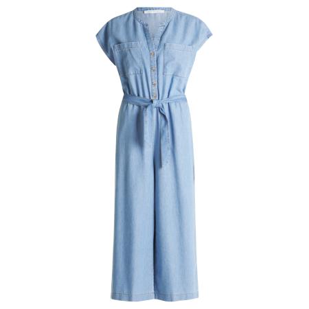 Betty & Co Betty & Co Jumpsuit blauw denim
