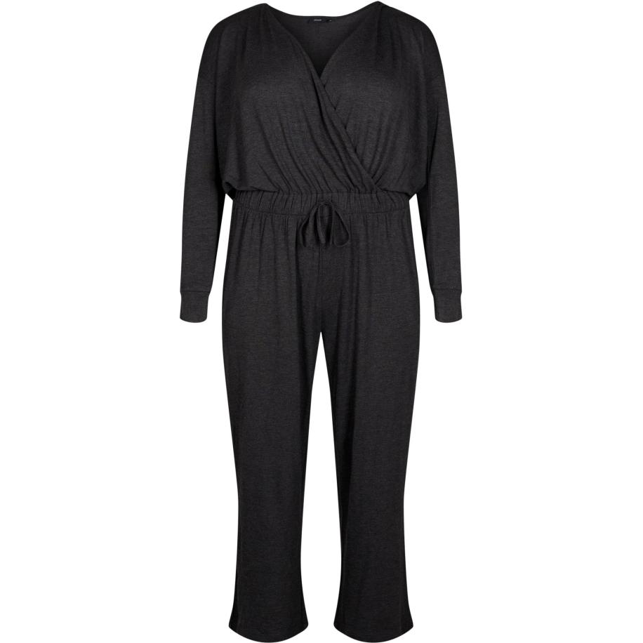 Zizzi Zizzi Jumpsuit donkergrijs -