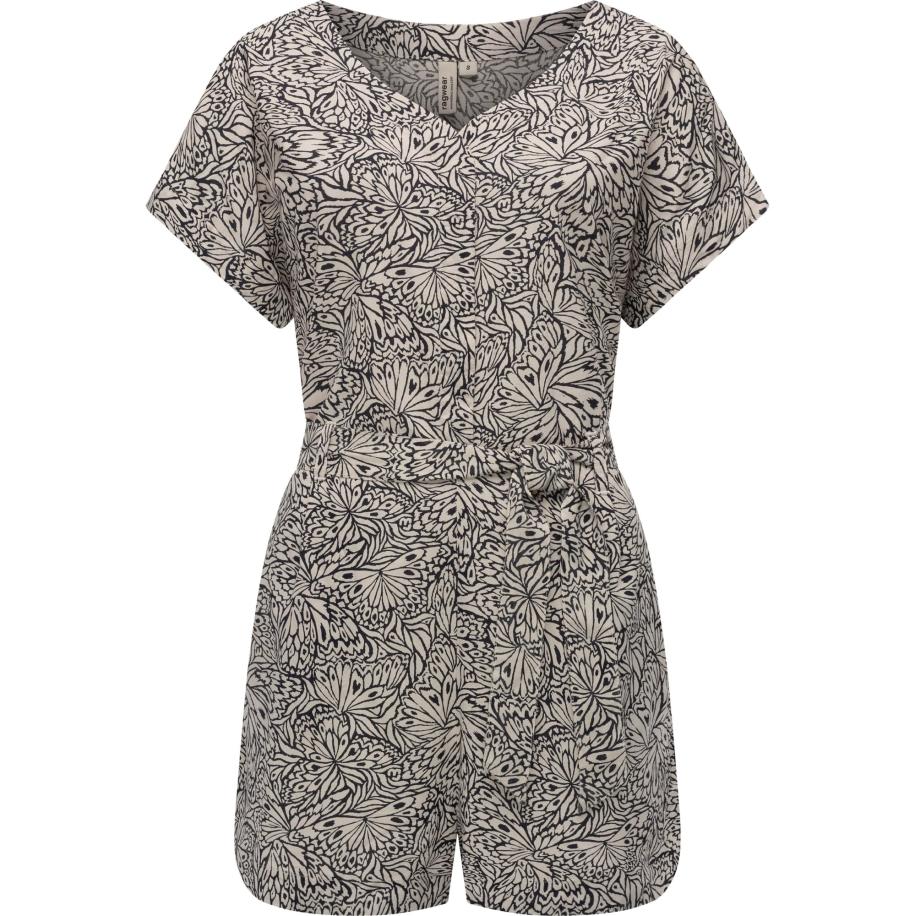 Ragwear Ragwear Jumpsuit Salwin beige / zwart -