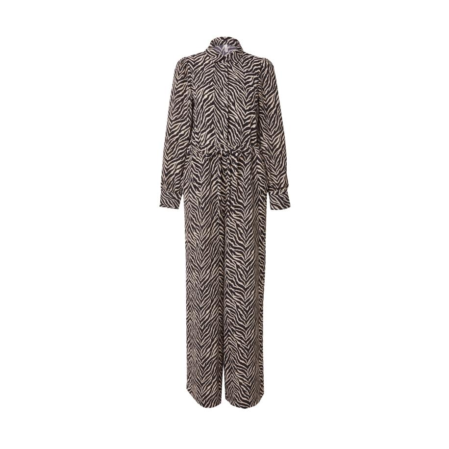 Only ONLY Jumpsuit ONLKATTY beige / zwart -