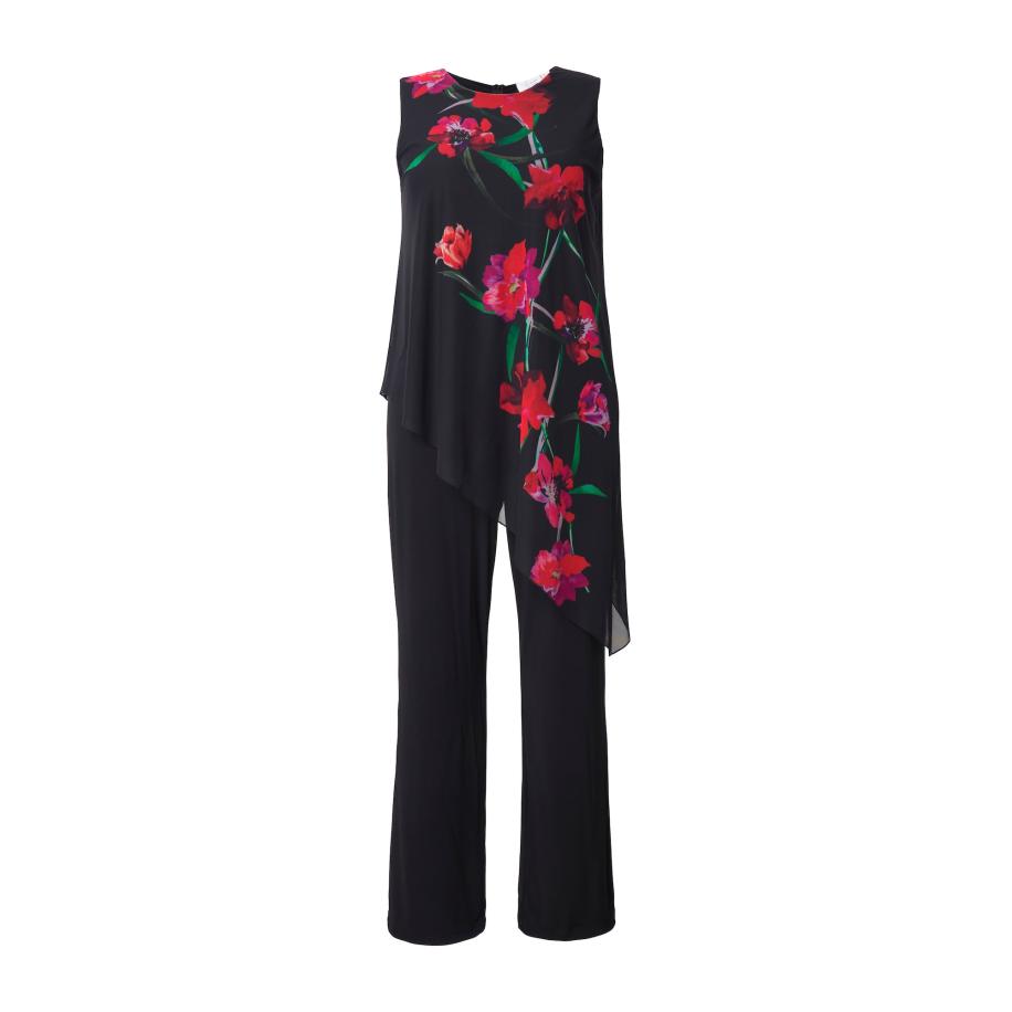 MIAMODA MIAMODA Jumpsuit groen / rood / zwart -