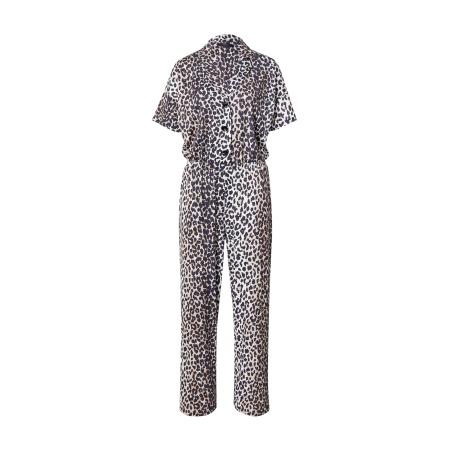 Oui OUI Jumpsuit beige / zwart / wit