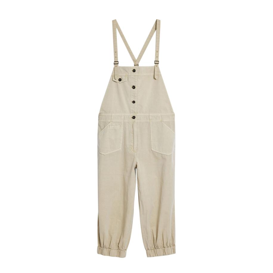 Desigual Desigual Tuinbroek beige -