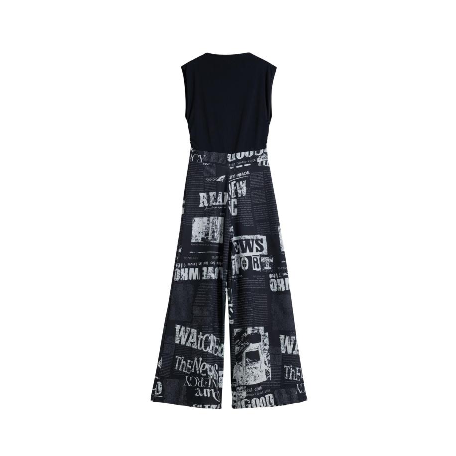 Desigual Desigual Jumpsuit zwart / wit -