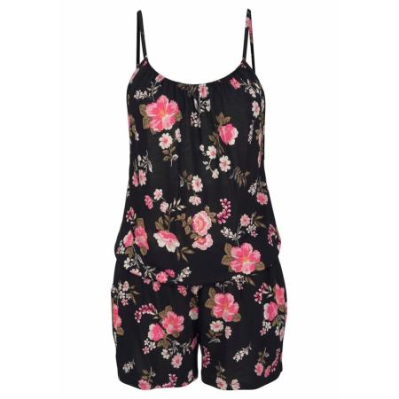 Lascana LASCANA Jumpsuit rosa / zwart