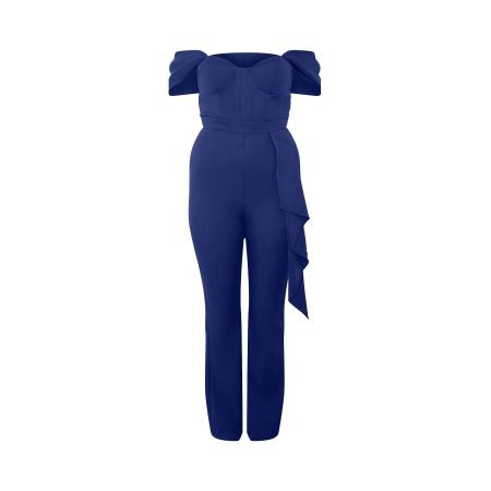 Chi Chi London Chi Chi London Jumpsuit royal blue/koningsblauw