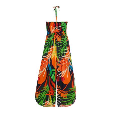 Desigual Desigual Jumpsuit royal blue/koningsblauw / spar / donkeroranje / zwart