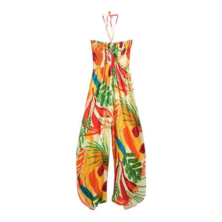 Desigual Desigual Jumpsuit geel / groen / rood / wit