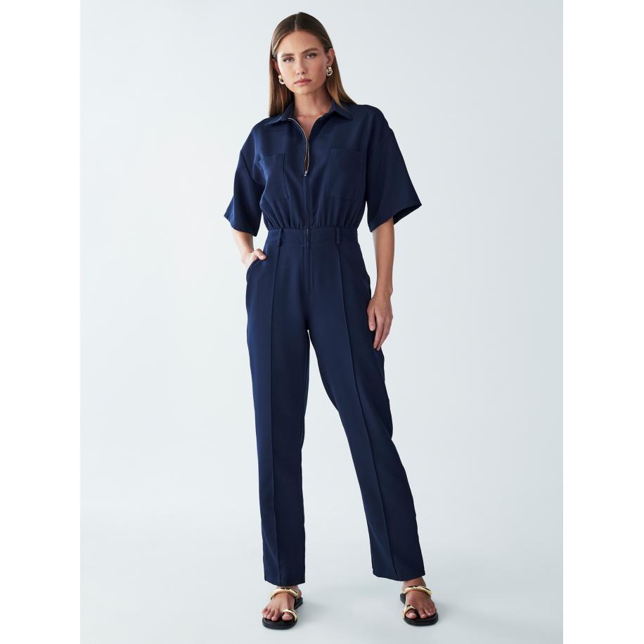 Willa Willa Jumpsuit Rosa navy -