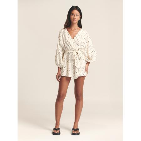 St MRLO St MRLO Jumpsuit Maya crème / zwart