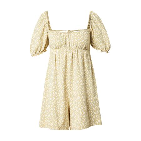 Miss Selfridge Miss Selfridge Jumpsuit pasteelgeel / wit