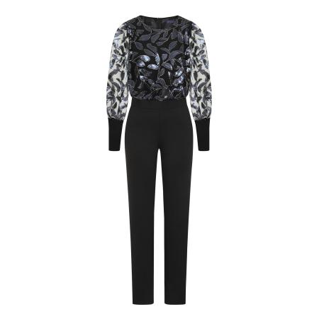 HotSquash HotSquash Jumpsuit marine / nachtblauw / wit