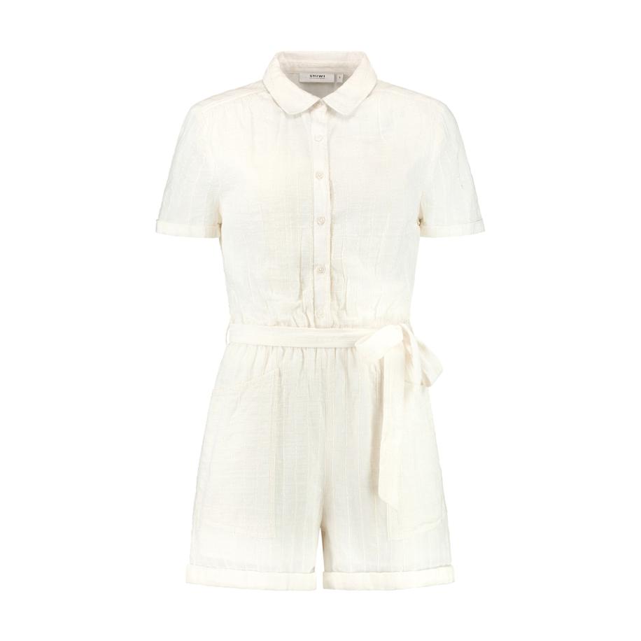 Shiwi Shiwi Jumpsuit FREYA SLUB ecru -