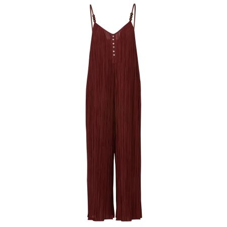 KOROSHI KOROSHI Jumpsuit donkerrood