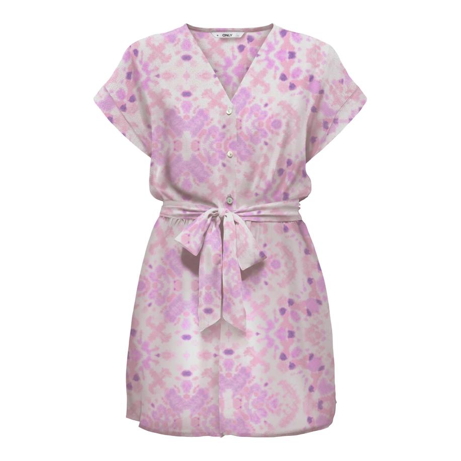 Only ONLY Jumpsuit ALMA lila / orchidee / lichtroze / wit -